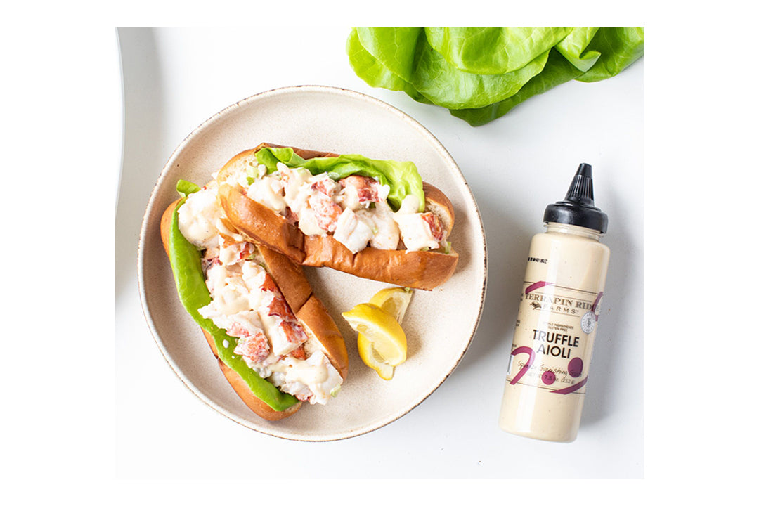 Truffle Aioli Lobster Rolls with Terrapin Ridge Farms Truffle Aioli Truffle Aioli Lobster Rolls with Terrapin Ridge Farms Truffle Aioli